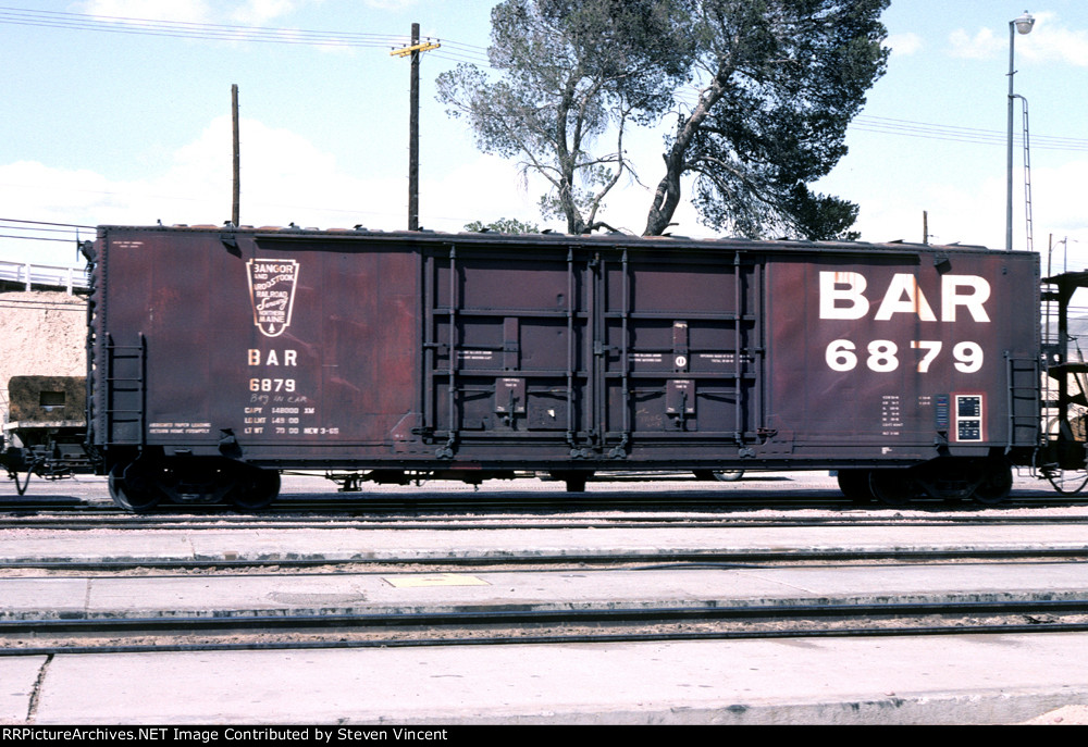 Bangor & Aroostook 50' paper box BAR #6879